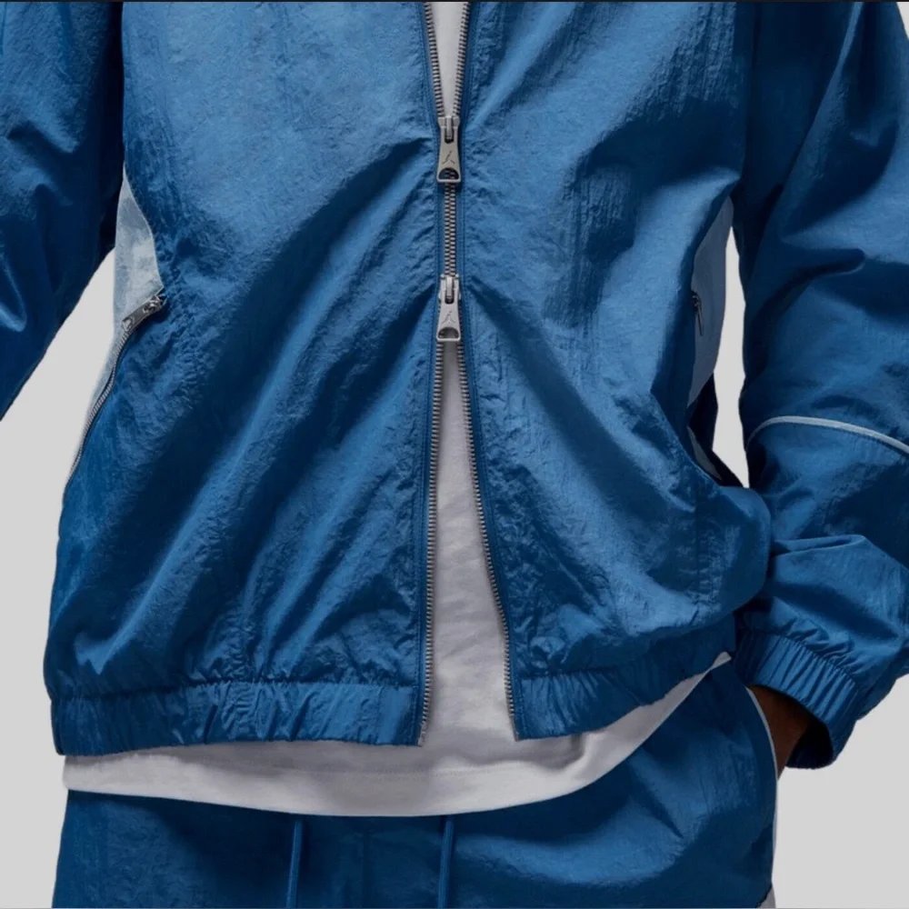 Nike Air Jordan Essentials Flight Track Jacket Mens‎ L Repel Black DV7624 $125